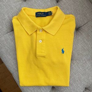 Polo by Ralph Lauren Boys Classic Short Sleeve Polo - Yellow - Size Kids 7